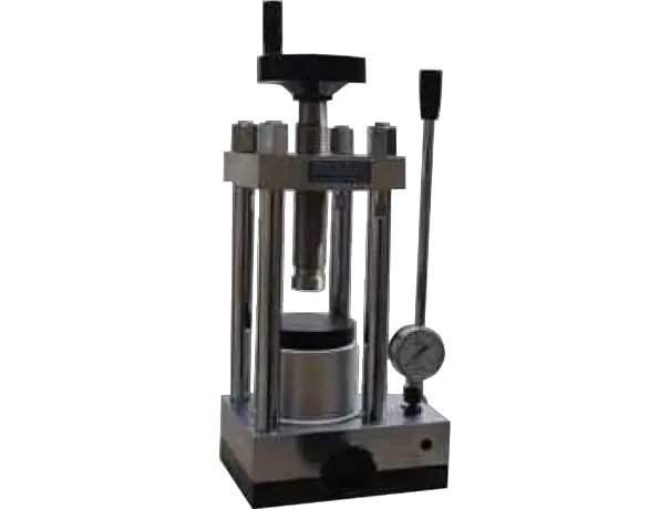 Hydraulic press for sample preparation Hydraulic press for sample preparation