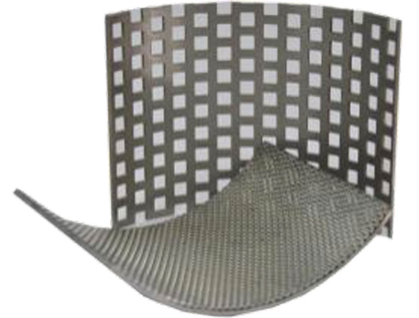 Bottom sieve of stainless steel, Square holes, 2.00 mm