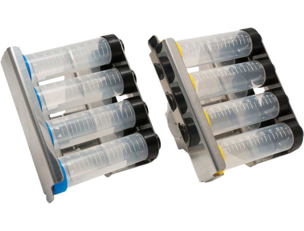 Adaptor for 4 conical centrifuge tube, 2 pieces, incl .20 tubes 3