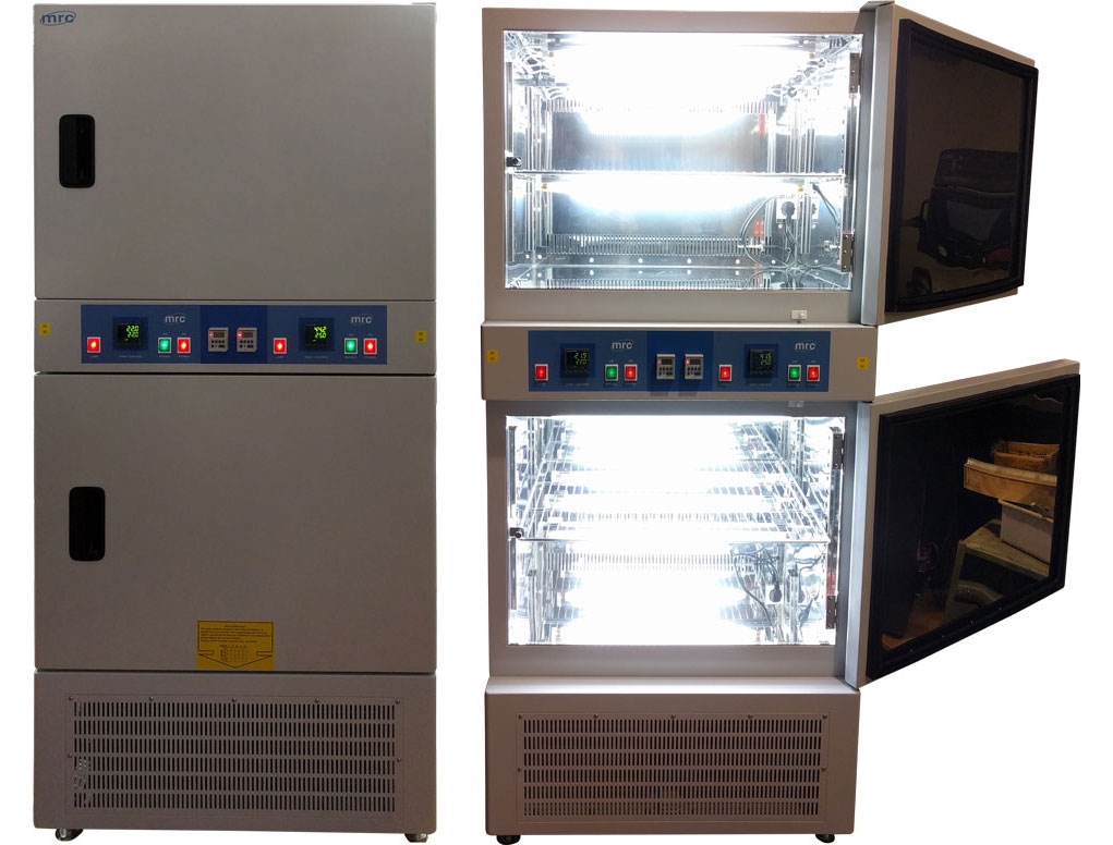 Heat/cool/light 2x 175l Dual Laboratory Growth Chamber