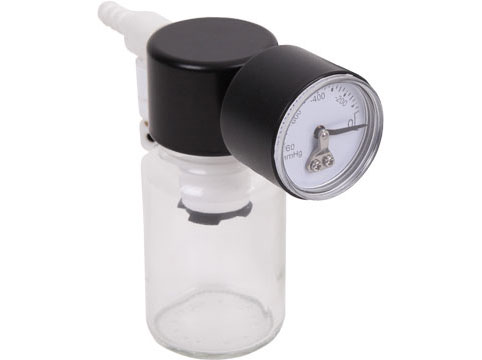 Glass vacuum trap for ST  Serie with regulator