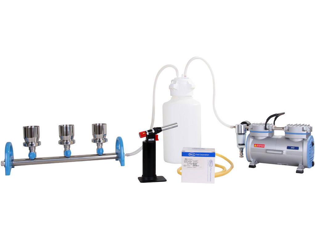 Vacuum filtration ,complete set, 3 places+Torch Burner