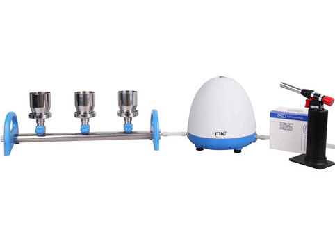 Vacuum filtration set,complete system, 3 places