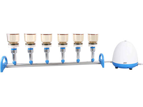 Vacuum filtration set,complete system, 3 places