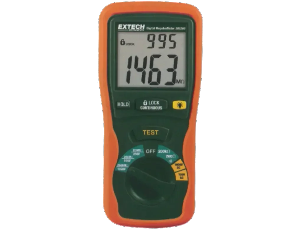 MEGOHMMETER, AUTORANGING DIGITAL 1000V