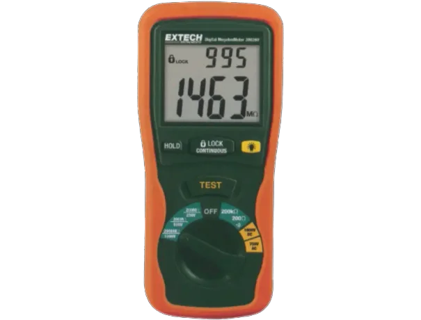 MEGOHMMETER, AUTORANGING DIGITAL 1000V
