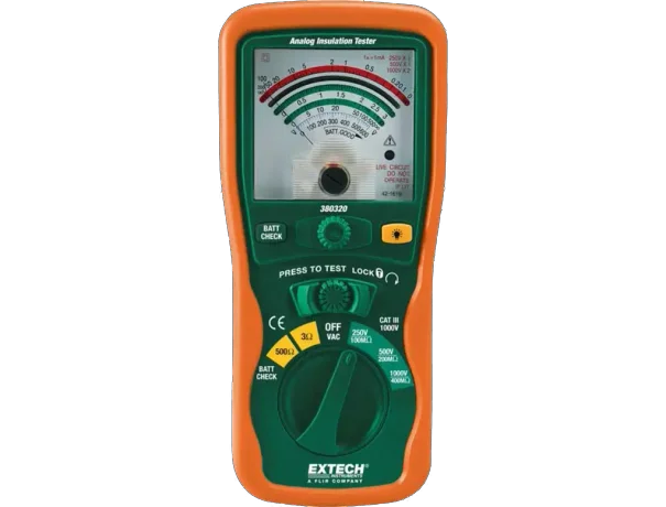 INSULATION TESTER, ANALOG UP to 1000V