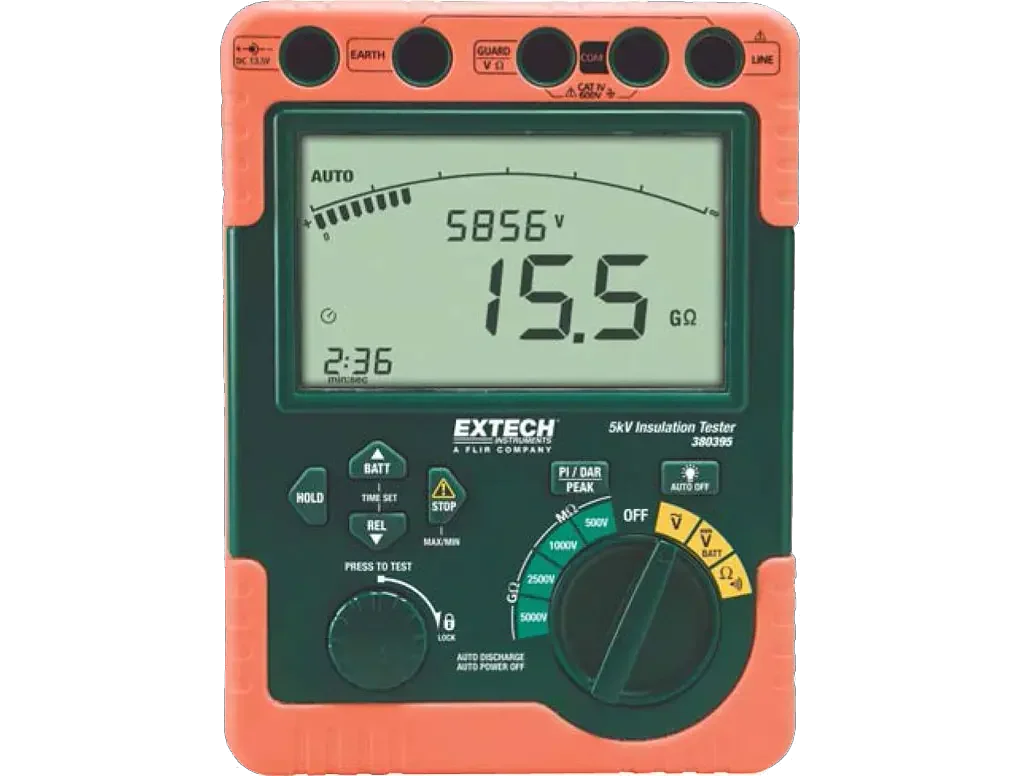 INSULATION TESTER, HIGH VOLTAGE -UP to 5000V