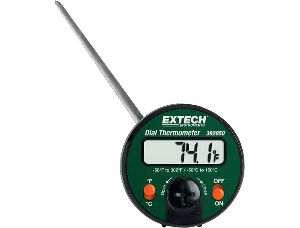 THERMOMETER, STEM 2" DIGITAL DIAL, C/F 3