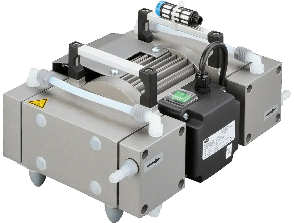 MP 101 V, 16.7l/min, 1mbar, 230V, 50/60Hz, 1 Ph with Schuko and UK plug leads