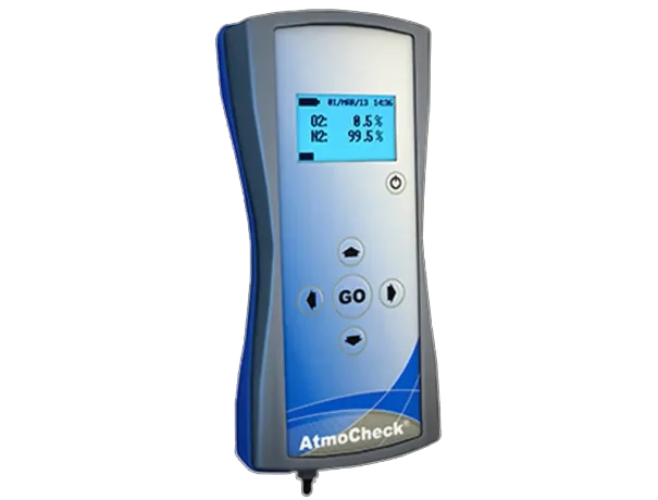 O2 gas analyser for packaging