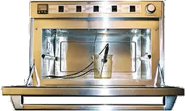 Large laboratory microwave for tall samples