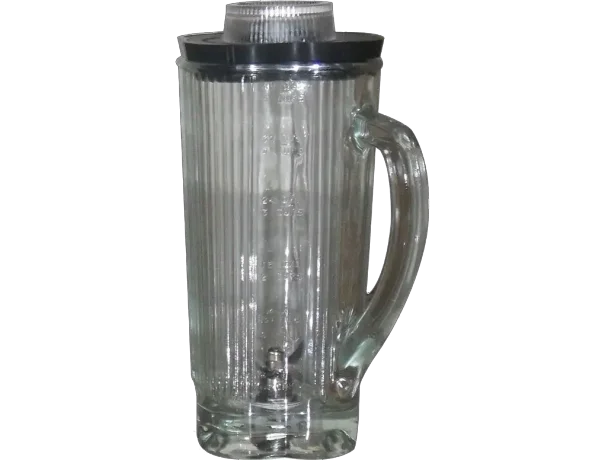 Glass container 1 Liter with lid 3