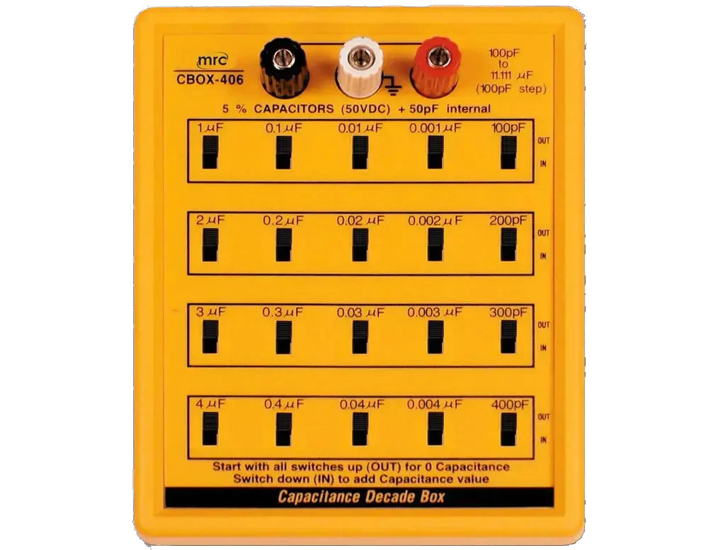 Capacitors decade box 3