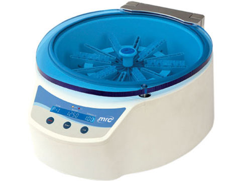 Centrifuge for up to 12 gel cards
