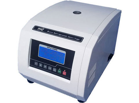 Tiny high speed refrigerated centrifuge - 14000 rpm