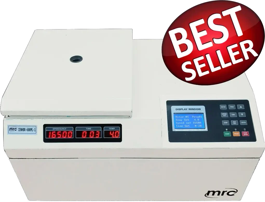 Refrigerated High speed 16,500rpm, 600ml, centrifuge 3