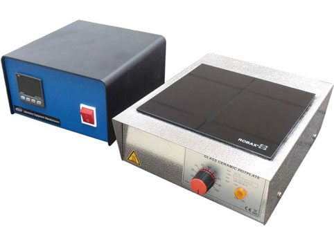 Heating platform, CERAN 500, 175x175mm,up to 500 degC