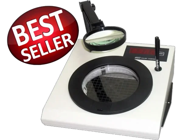 Colony counter with electronic register 3
