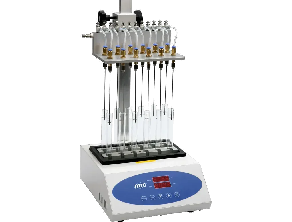 Digital dry bath 150 deg C with gas distribution system each sample