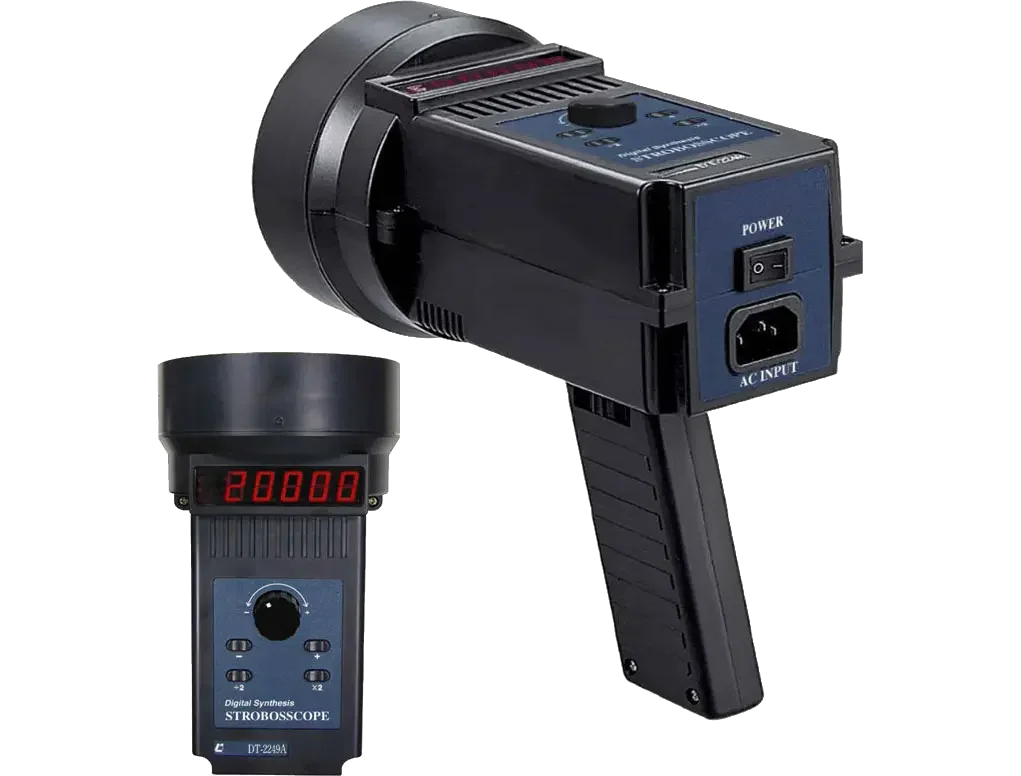 Digital stroboscope 60 to 30,000 rpm