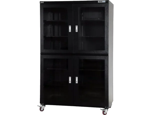 Dry cabinet 1-60%RH 1428 liter 5 Shelves 4 Doors