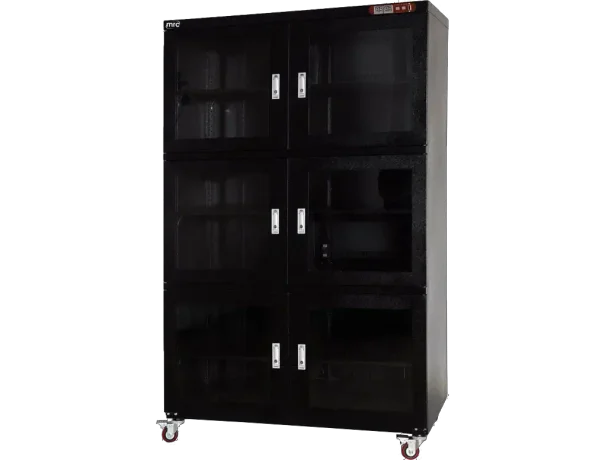 Dry cabinet 10-20%RH 1428 liter 5 Shelves 6 Doors 3