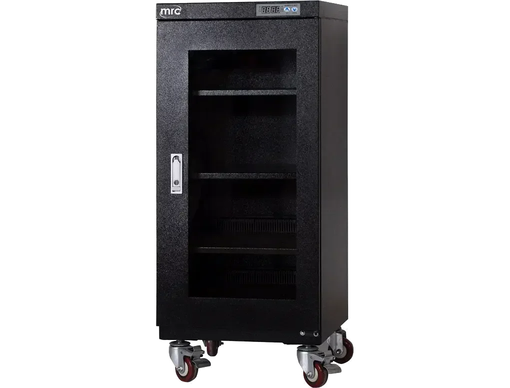 Dry cabinet 1-60%RH 160 liter 3 Shelves 1 Door