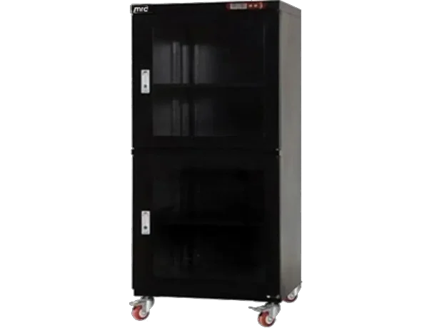 Dry cabinet 1-60%RH 240 liter 3 Shelves 2 Doors