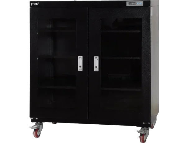 Dry cabinet 10-20%RH 320 liter 3 Shelves 2 Doors