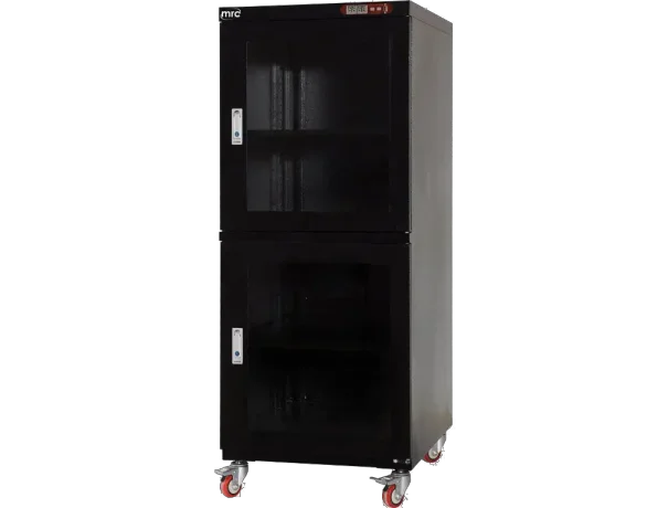 Dry cabinet 1-10%RH 540 liter 3 Shelves 2 Doors