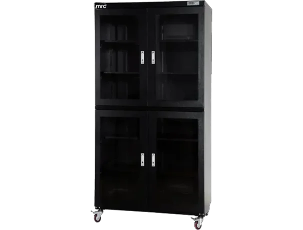 Dry cabinet 20-60%RH 870 liter 5 Shelves 4 Doors