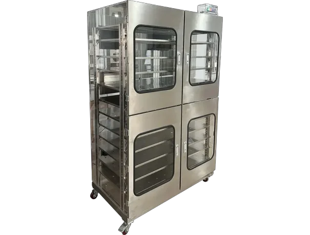 Acrylic Dry cabinet 20-60%RH 1428 liter 5 Shelves 4 Doors
