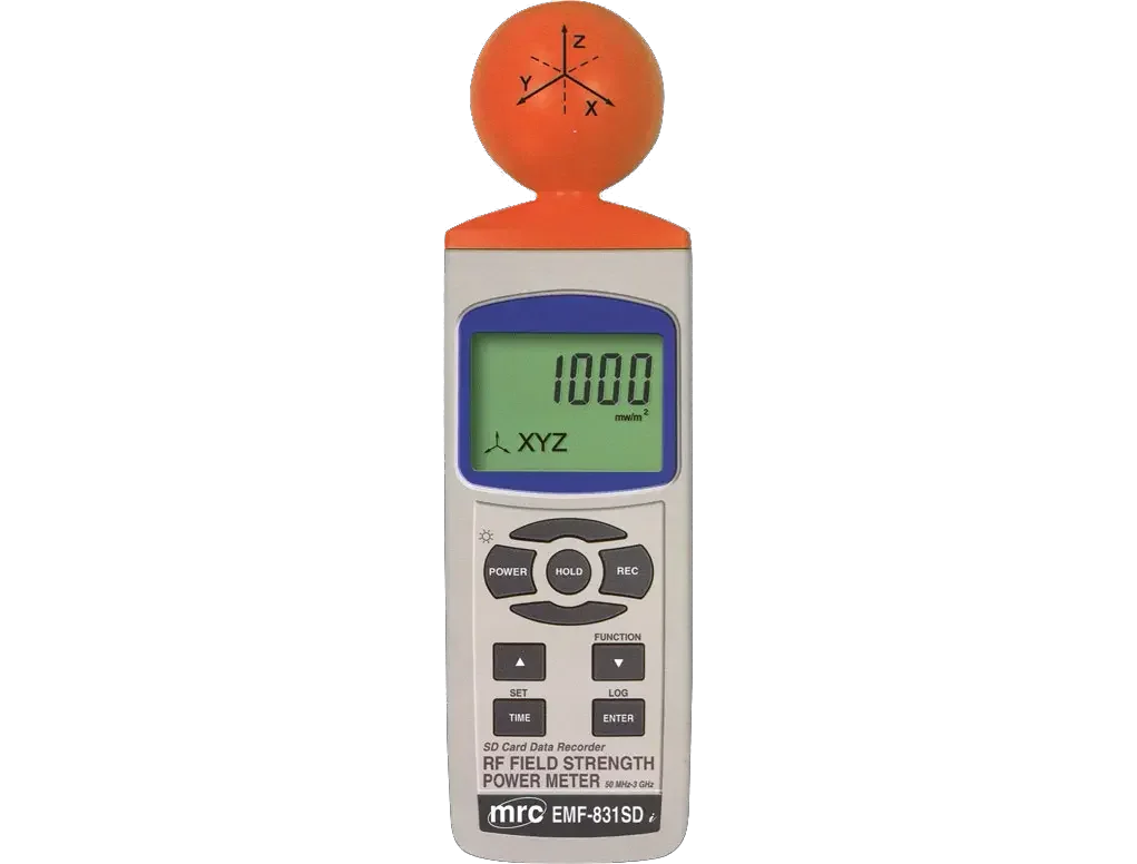 RF Field Strength Power Meter data logger