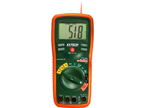 MULTIMETER, TRUE RMS DMM BUILT-IN IR THERM. LASER