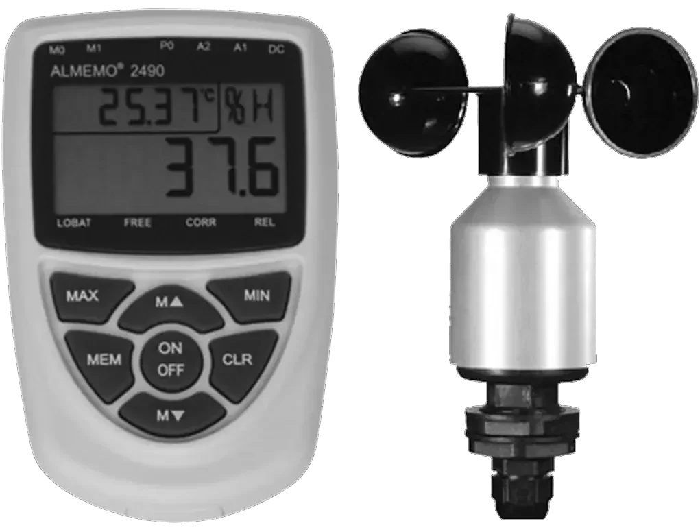 Wind velocity sensor