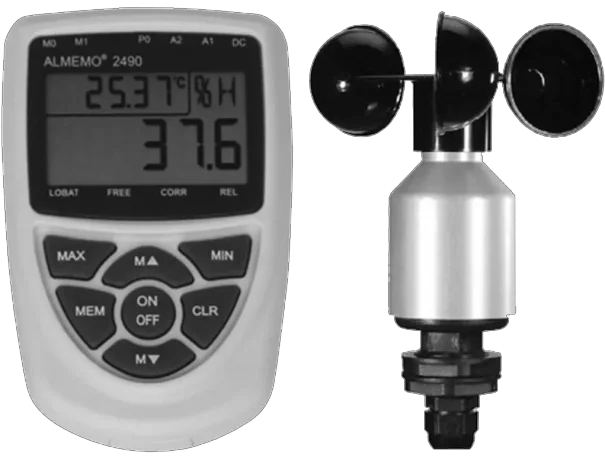 Wind velocity sensor