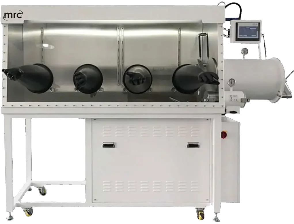 LARGE LABORATORY GLOVE BOX WITH OPTIONAL GAS PURIFICATION SYSTEM AND DIGITAL CONTROL