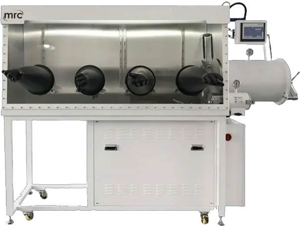 LARGE LABORATORY GLOVE BOX WITH OPTIONAL GAS PURIFICATION SYSTEM AND DIGITAL CONTROL