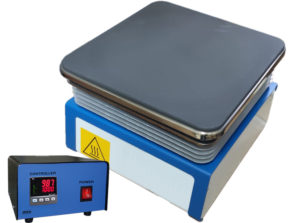 IRON HOTPLATE 220X220MM UP TO 450 DEG C,SEPERATE CONTROLLER