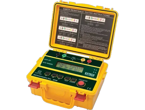 4-WIRE EARTH GROUND RESISTANCE TESTER