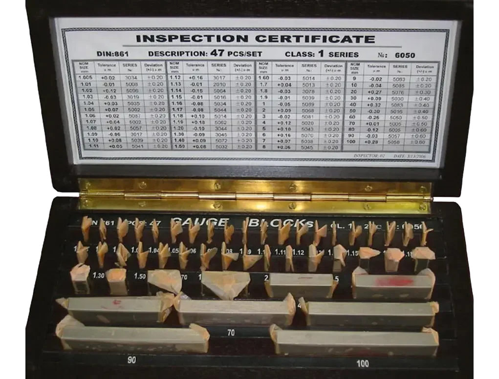 Gauge Block 83 pieces/box Grade 1