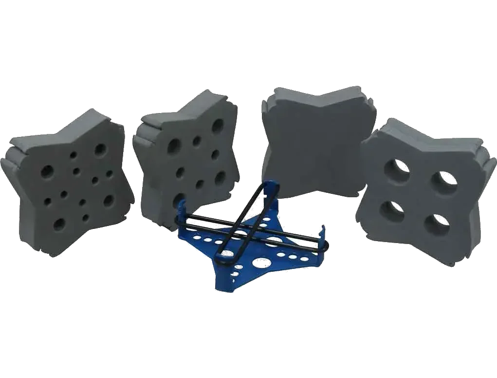 Erlenmeyer holder & Tubes Foam inserts for GENIE 3