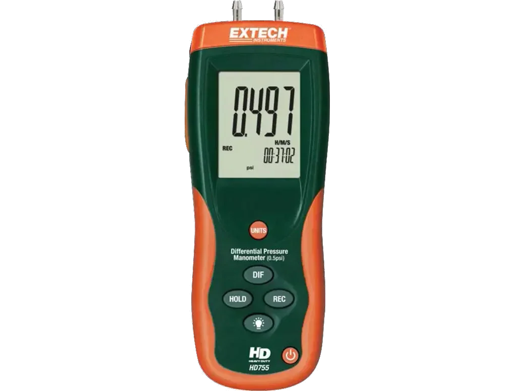 MANOMETER, PRESSURE, 0.5 PSI 3