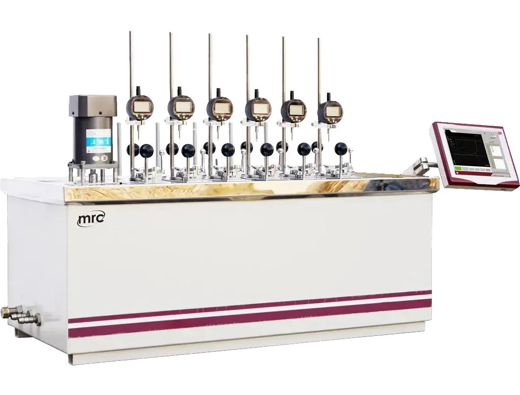 Heat Deflection Tester - 4 temperature measuring points - 6 Stations