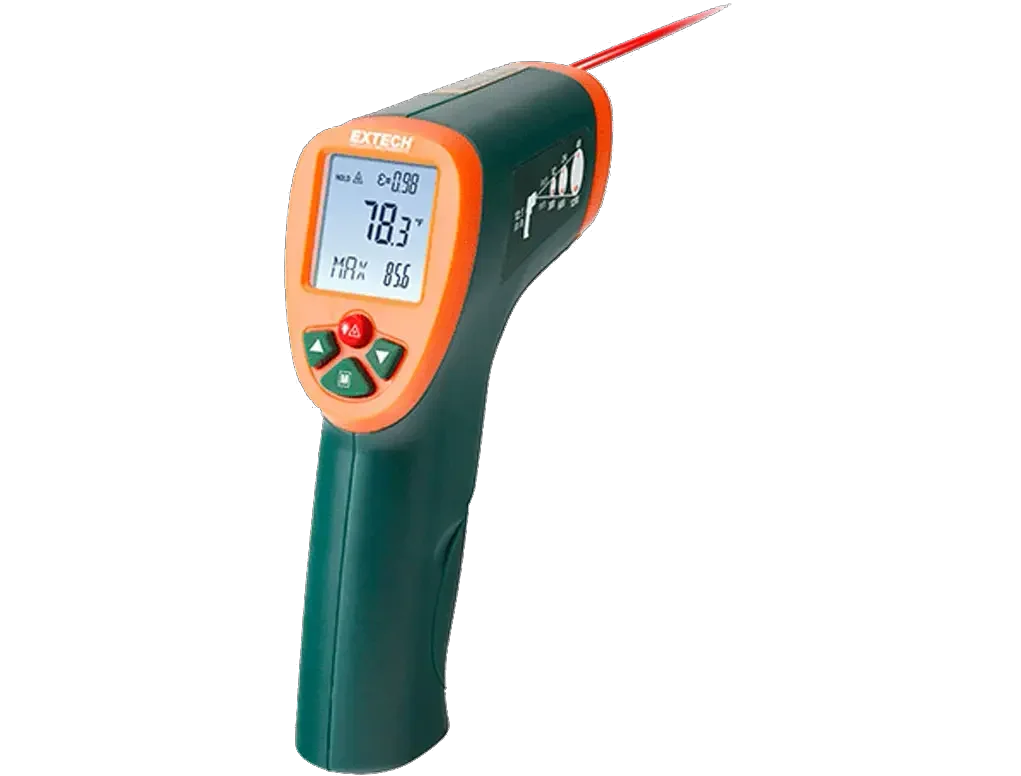 IR THERMOMETER WITH COLOR ALERT