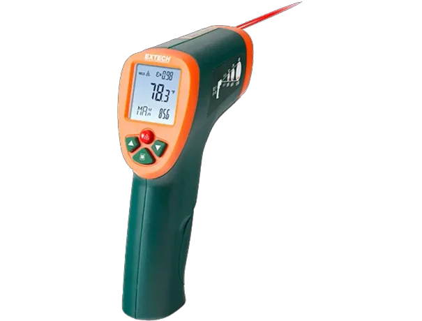 IR THERMOMETER WITH COLOR ALERT