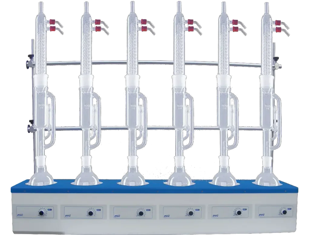 Multi Analog Position Heating Mantles With 6 Heating Places, 500 mL 3