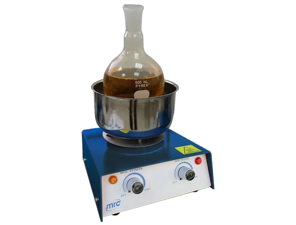 LABORATORY FLASK HEATER+STIRRER 600°C, 1LITER