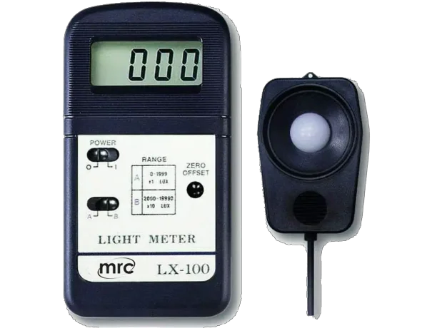 Light Meter, 0-20,000 Lux, 2 ranges